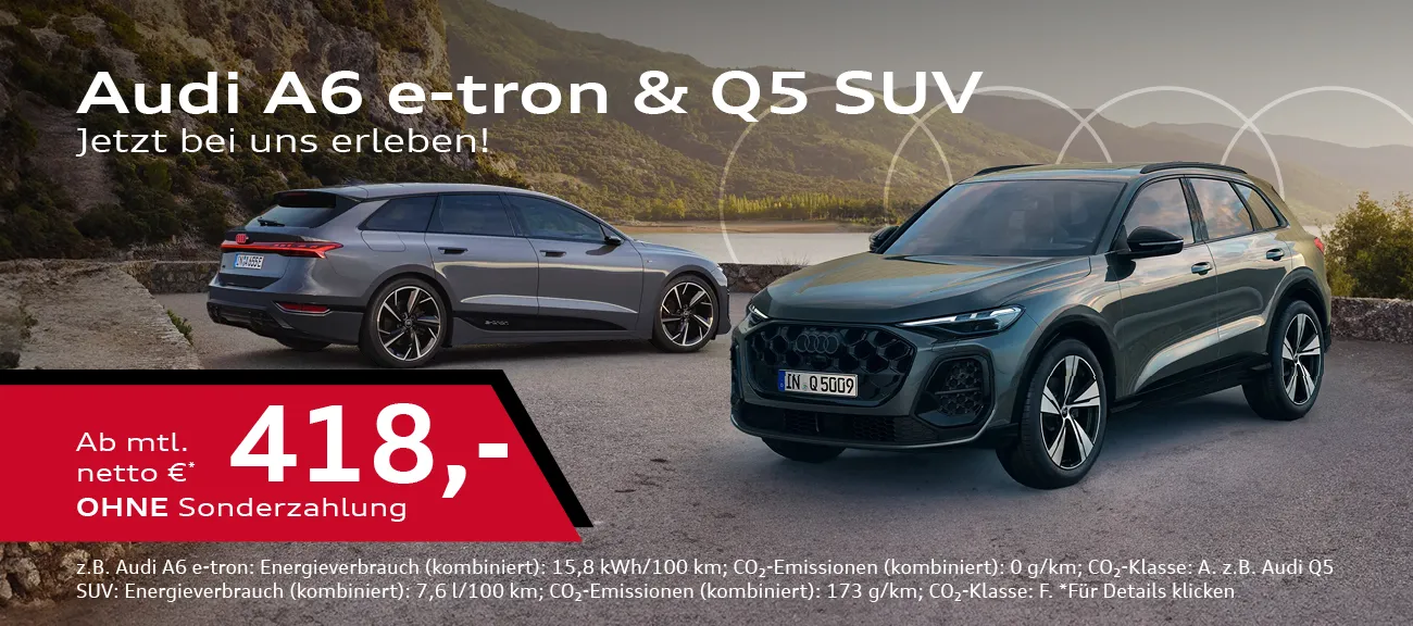 Audi A6 e-tron & Q5 SUV