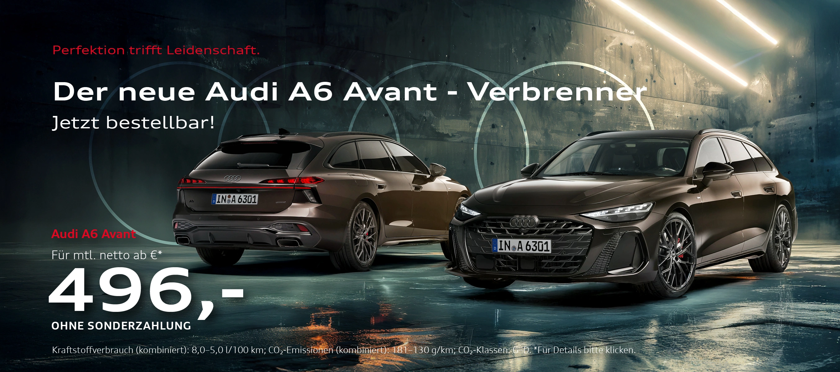 Slider Audi A6 Avant jetzt bestellbar